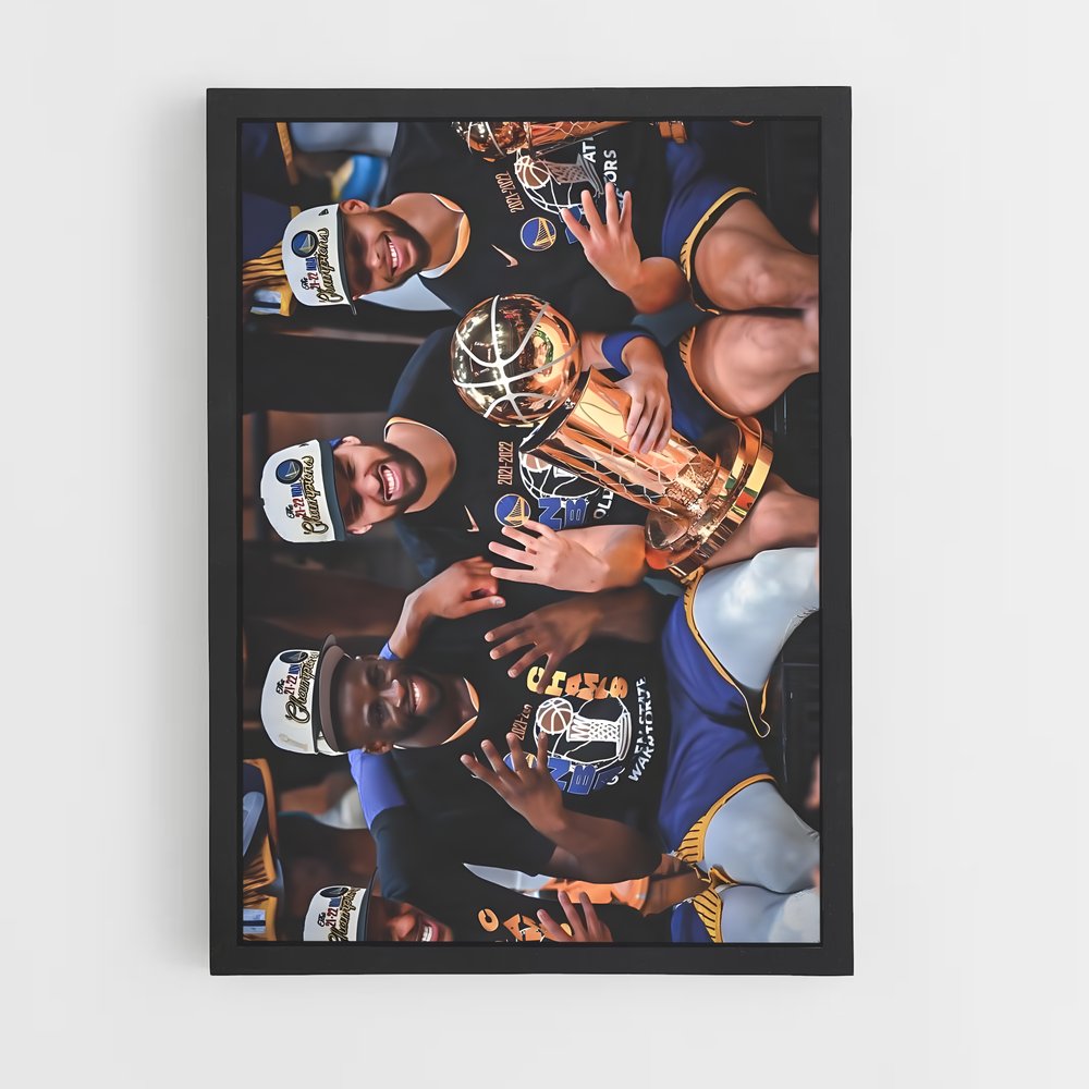 Poster Victoire Dorée – affiche Basketball (vue 2)